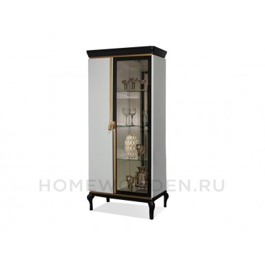 Шкаф с витриной Милана ММ-329-02