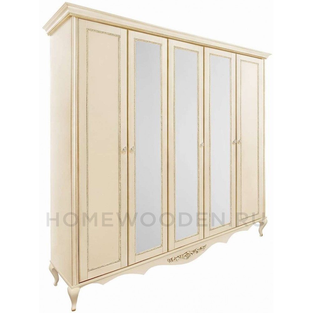 Шкаф 5-дверный Неаполь Т-455Д