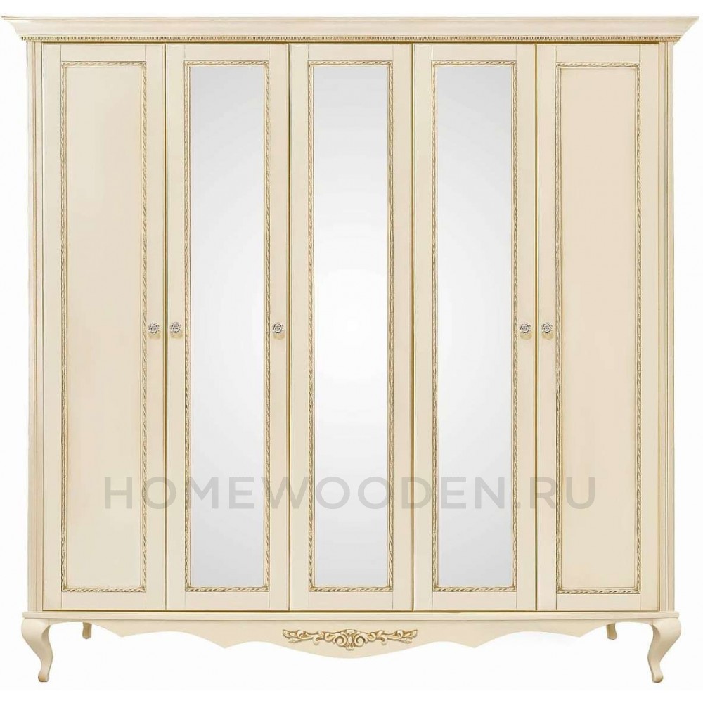 Шкаф 5-дверный Неаполь Т-455Д