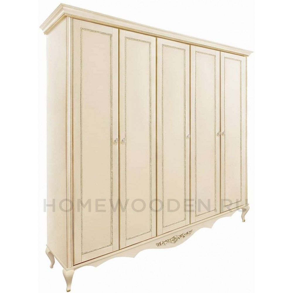 Шкаф 5-дверный Неаполь Т-455Д