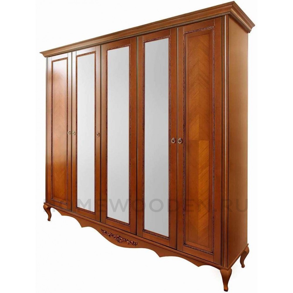 Шкаф 5-дверный Неаполь Т-455Д