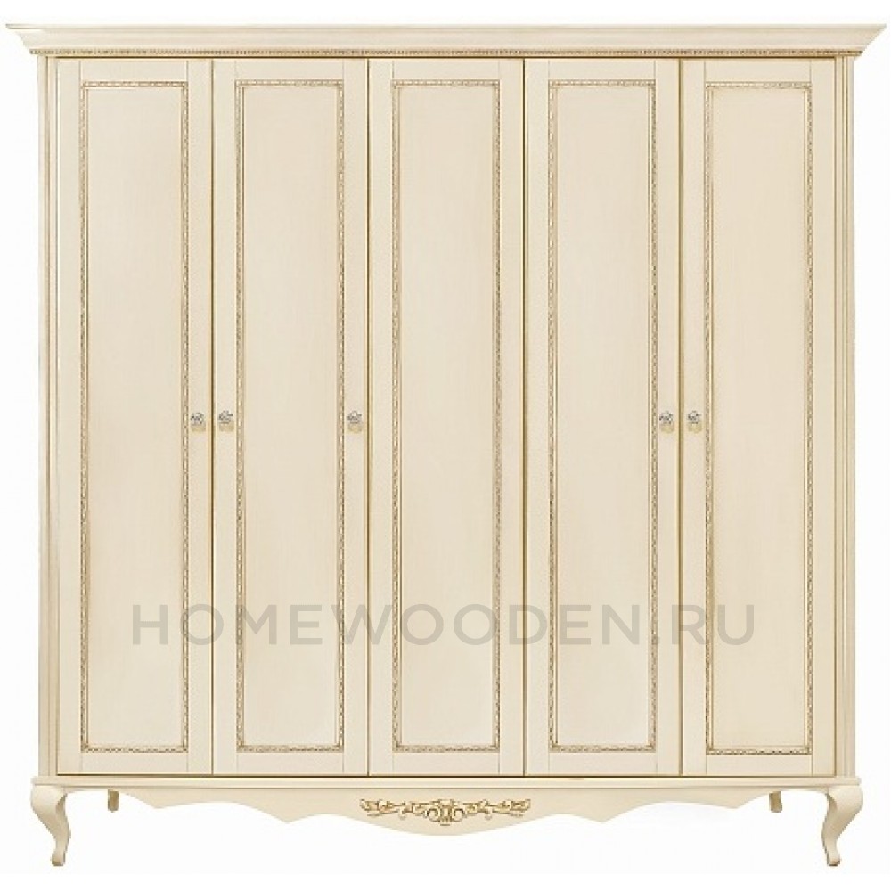 Шкаф 5-дверный Неаполь Т-455Д