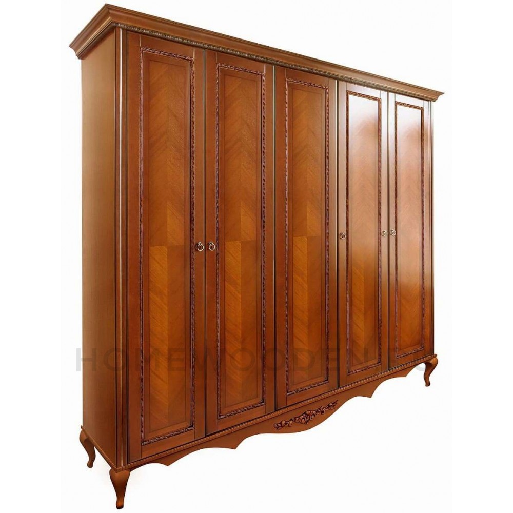 Шкаф 5-дверный Неаполь Т-455Д