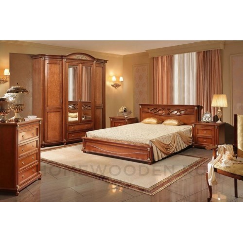 Спальня Валенсия Классик Каштан