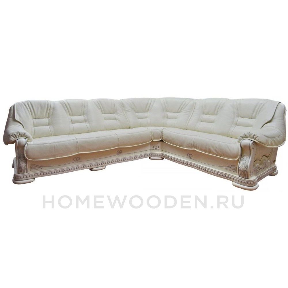 Диван угловой кожаный Консул 2020