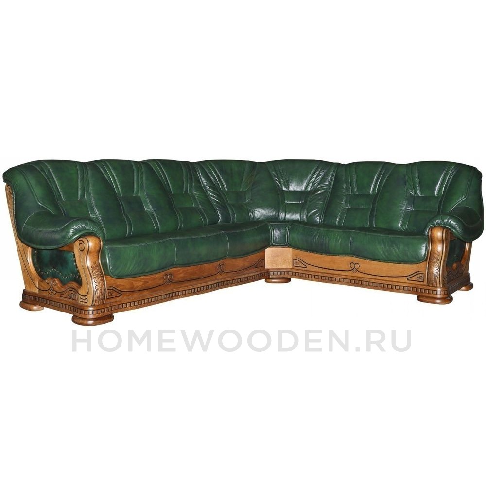 Диван угловой кожаный Консул 2020