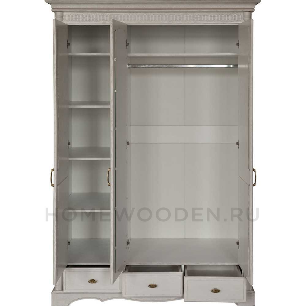 Шкаф для одежды 3д Паола БМ2.671.1.03(2165)