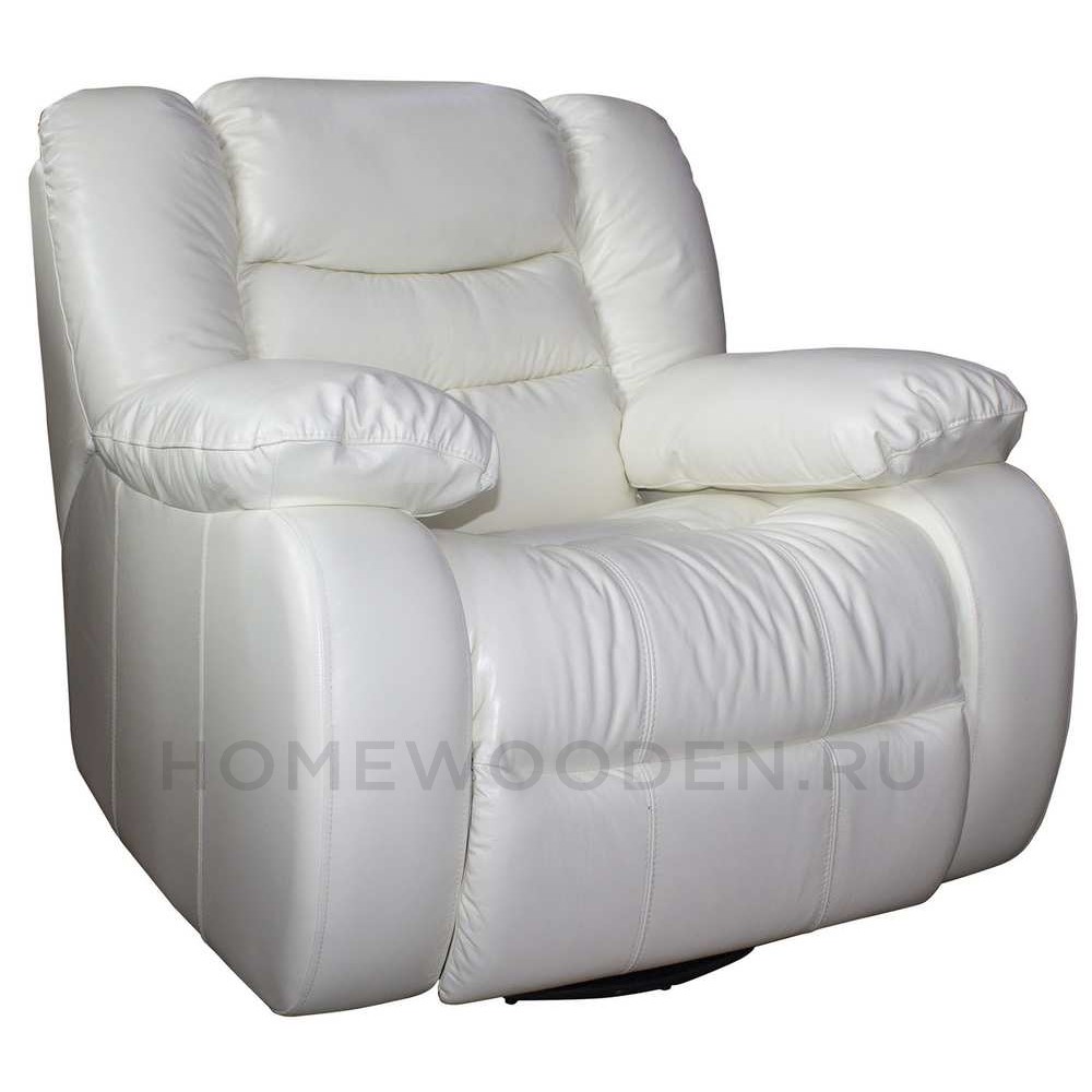 Кресло кожаное реклайнер Манчестер 1Р