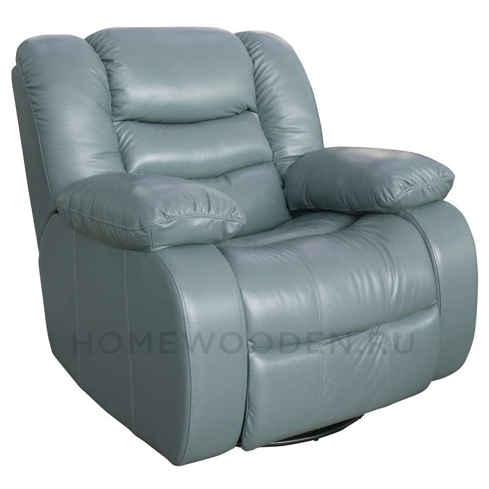 Кресло кожаное реклайнер Манчестер 1Р