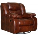 Кресло кожаное реклайнер Манчестер 1Р