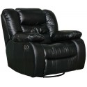 Кресло кожаное реклайнер Манчестер 1Р