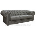 Диван кожаный Честерфилд 32
