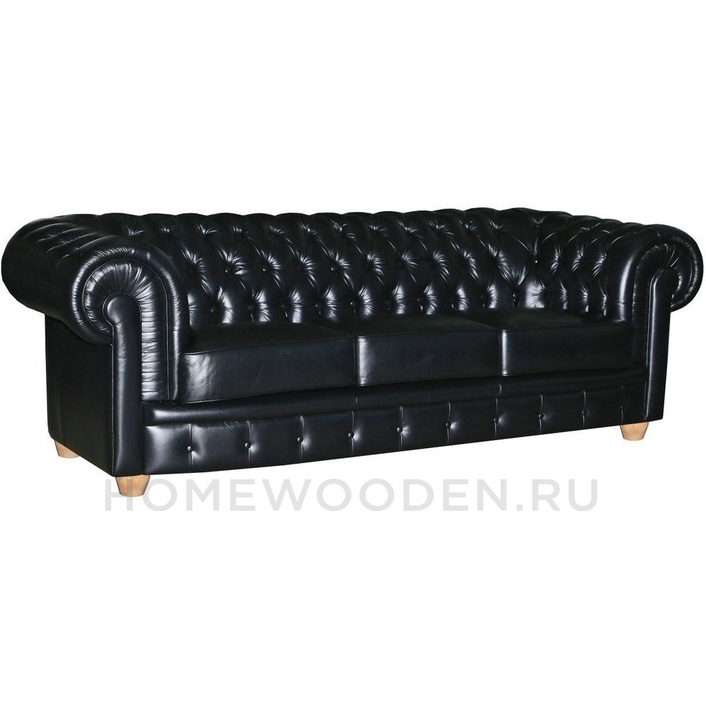 Диван кожаный Честерфилд 32