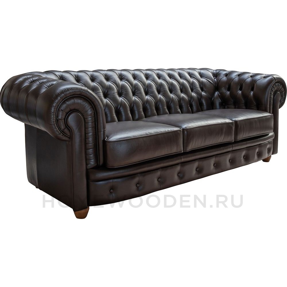 Диван кожаный Честерфилд 32
