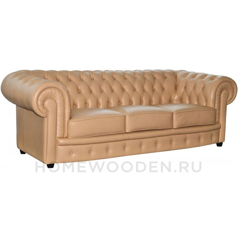 Диван кожаный Честерфилд 32