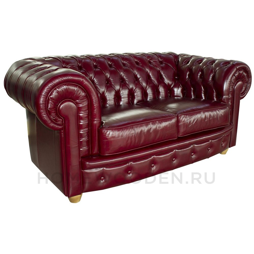 Диван кожаный Честерфилд 22