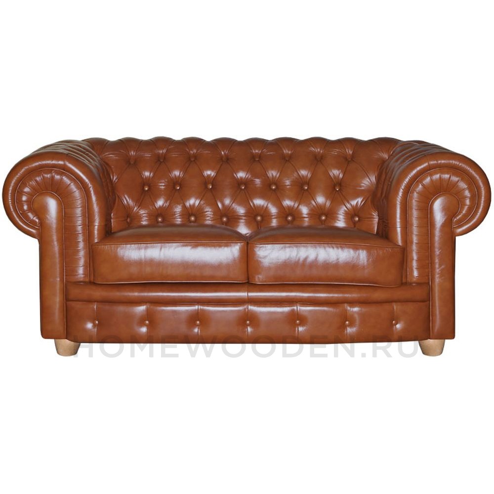 Диван кожаный Честерфилд 22