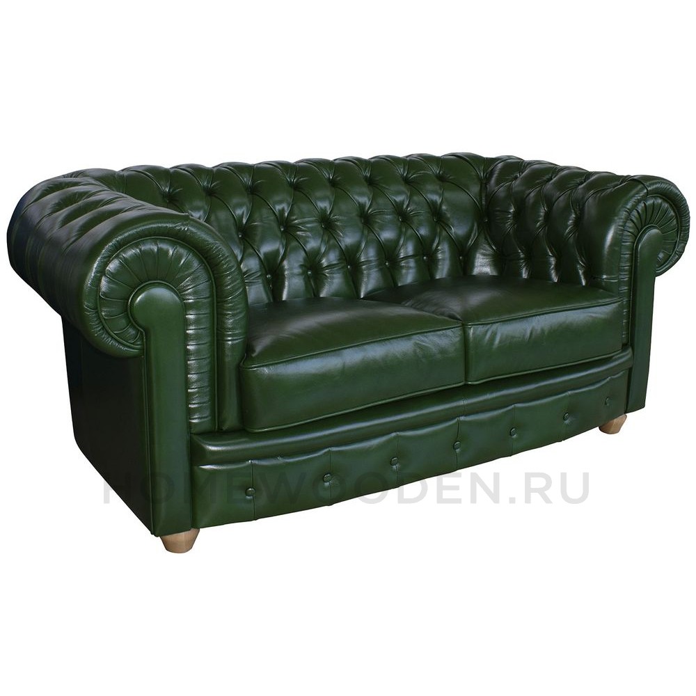 Диван кожаный Честерфилд 22