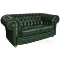 Диван кожаный Честерфилд 22