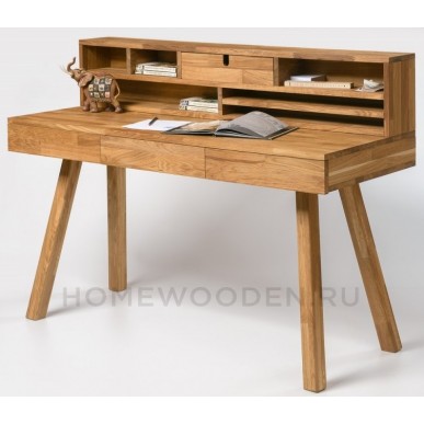 Стол письменный-секретер Модерн 2 из массива дуба