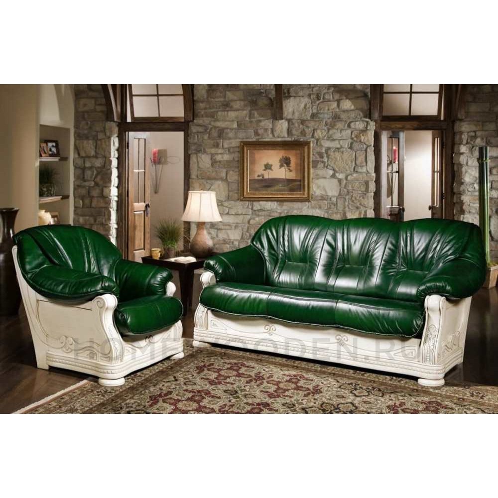 Кожаный диван Милан 1