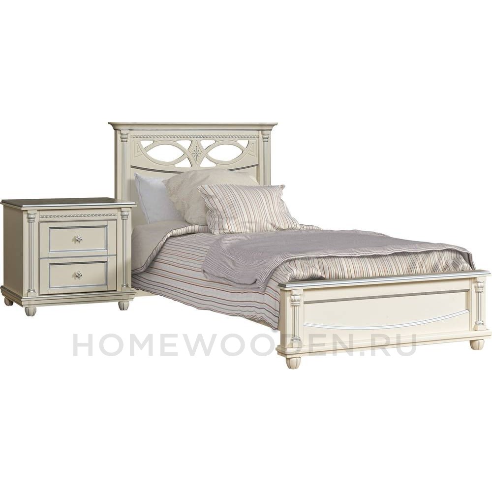 Кровать одинарная Валенсия Классик (П254.43)