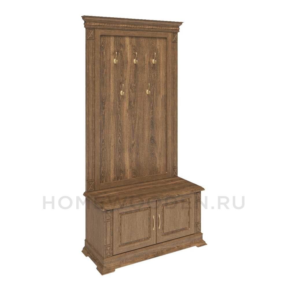 Тумба с вешалкой Верди Классик П3.0487.3.05 (П433.05)