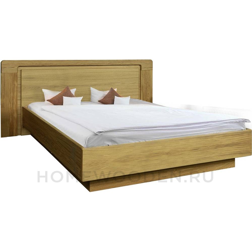 Кровать двуспальная Хедмарк с широким изголовьем