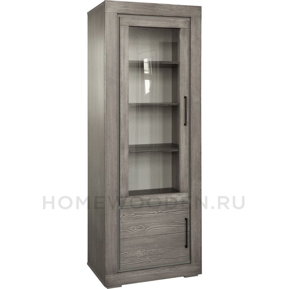 Шкаф с витриной Байс БМ2.791.0.05(2619Бр)