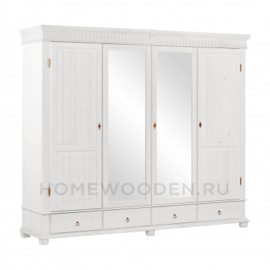 Шкаф "Хельсинки" 4SPGT-M из массива сосны