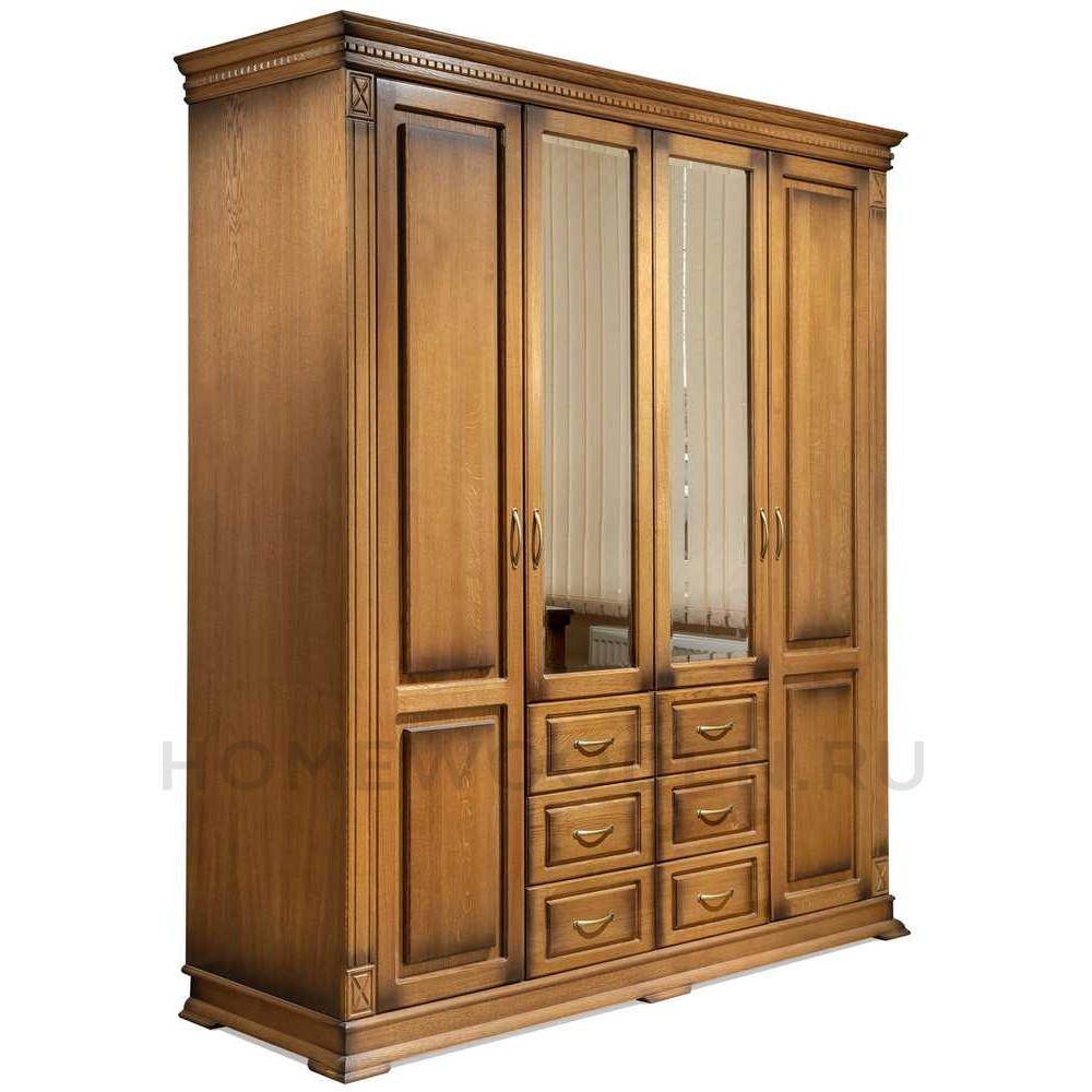 Шкаф для одежды 4д Верди Классик П3.0487.1.01 (П434.01)