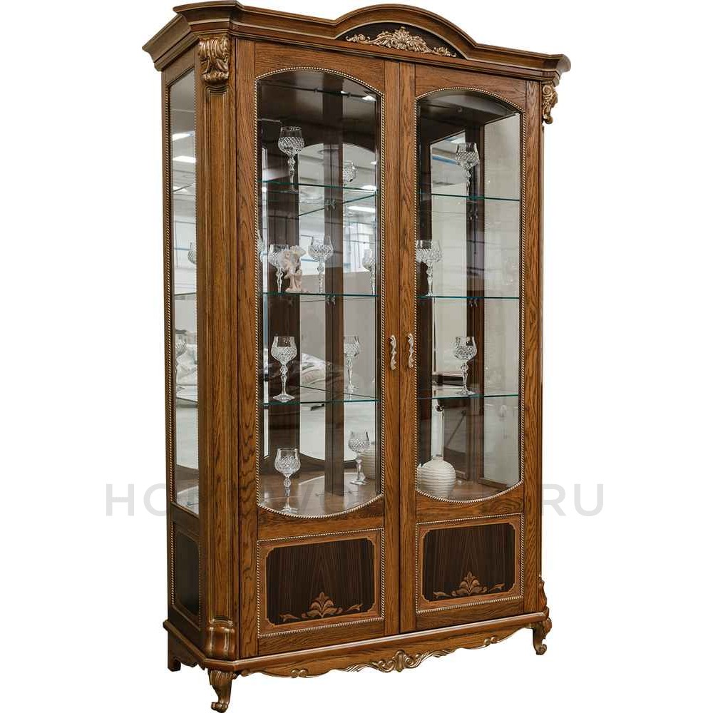 Шкаф-витрина 2д Альба П4.485.0.05 (П485.05)