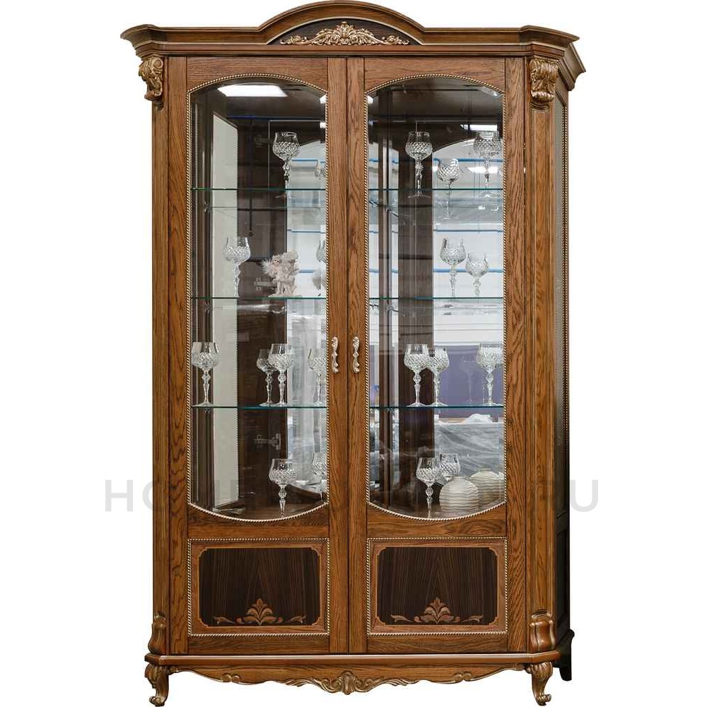 Шкаф-витрина 2д Альба П4.485.0.05 (П485.05)