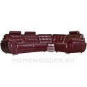 Диван угловой кожаный Редфорд