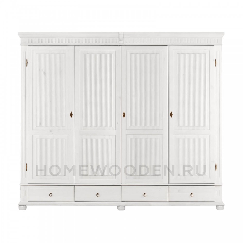 Шкаф "Хельсинки" 4GTM из массива сосны