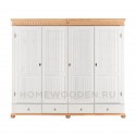 Шкаф "Хельсинки" 4GTM из массива сосны