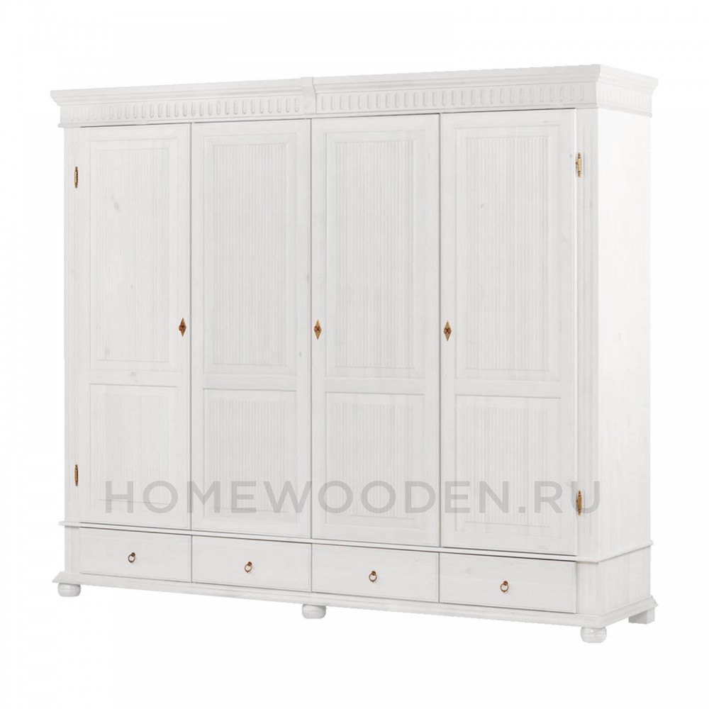 Шкаф "Хельсинки" 4GTM из массива сосны