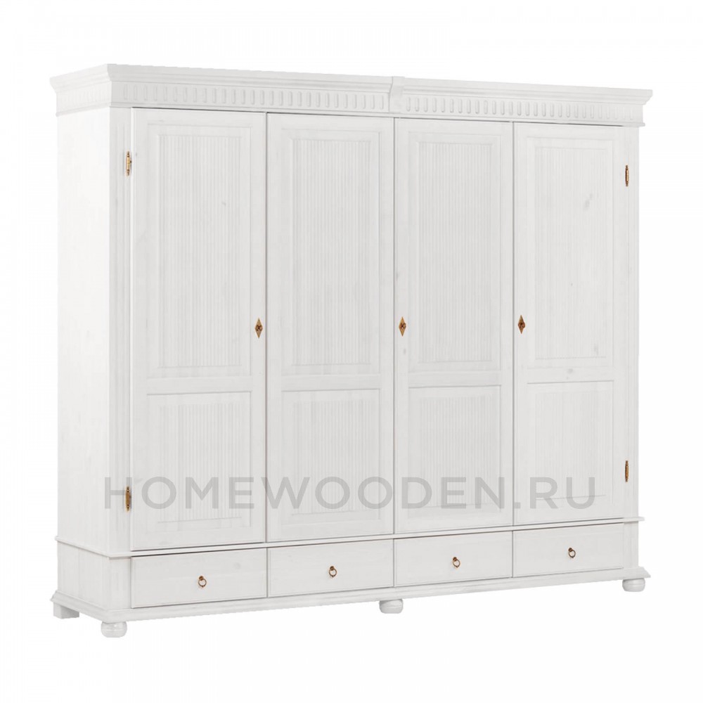 Шкаф "Хельсинки" 4GTM из массива сосны