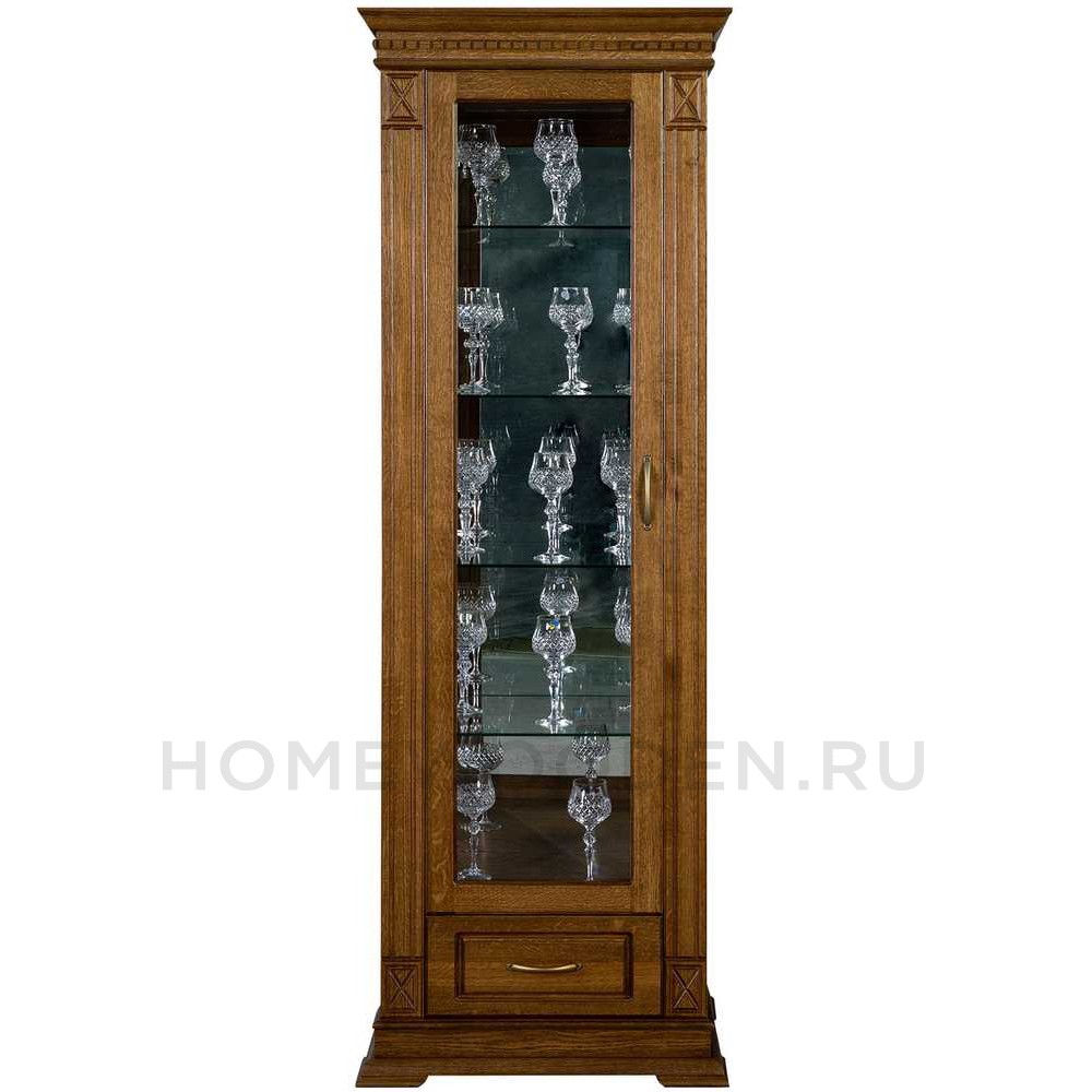 Шкаф-витрина Верди Классик П1.0487.0.11 (П487.11з)