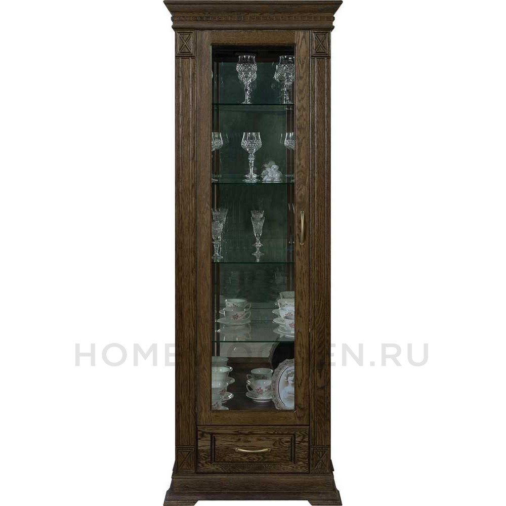 Шкаф-витрина Верди Классик П1.0487.0.11 (П487.11з)