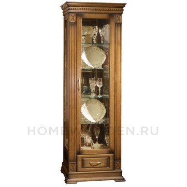 Шкаф-витрина Верди Классик П1.0487.0.11 (П487.11з)