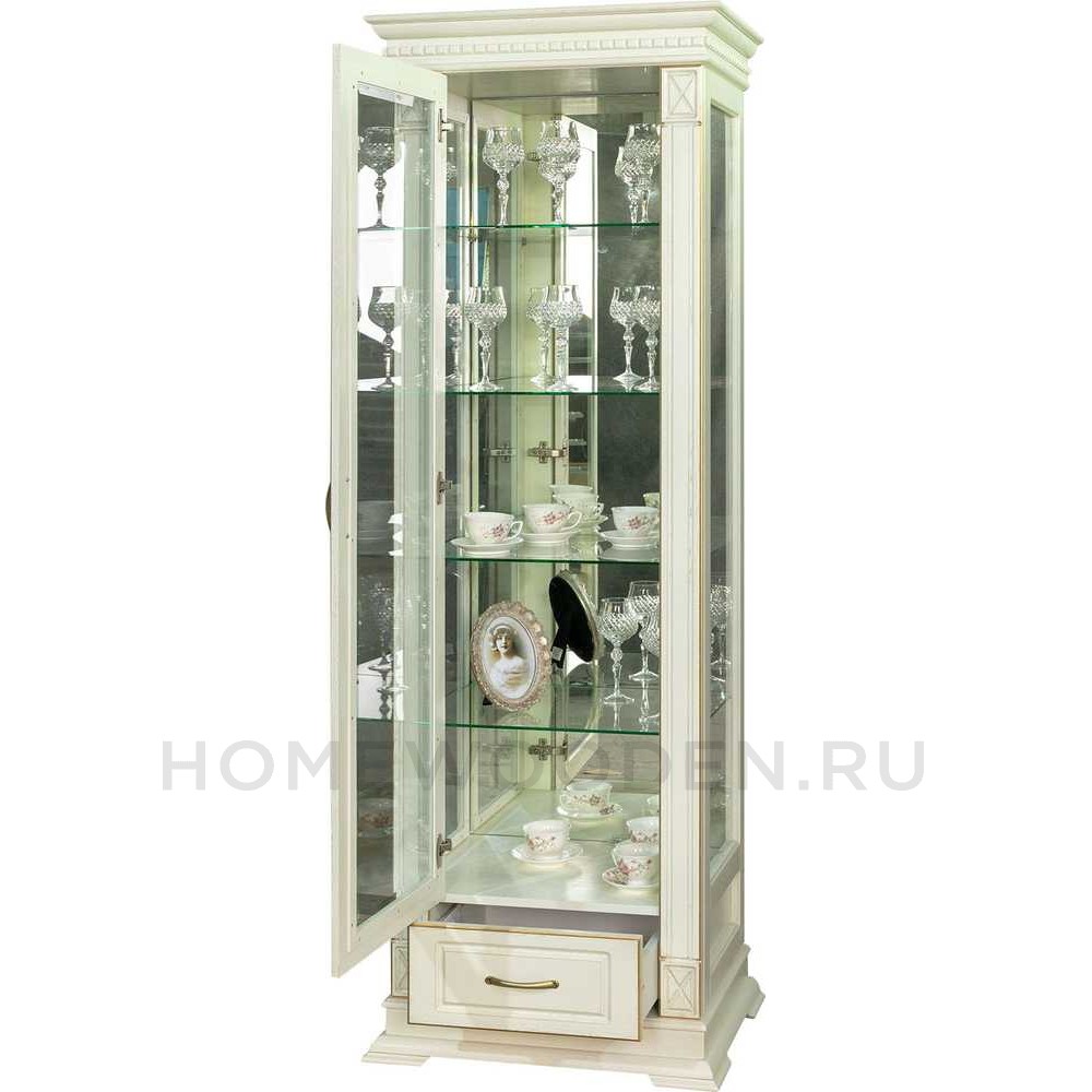Шкаф-витрина Верди Классик П1.0487.0.11 (П487.11з)