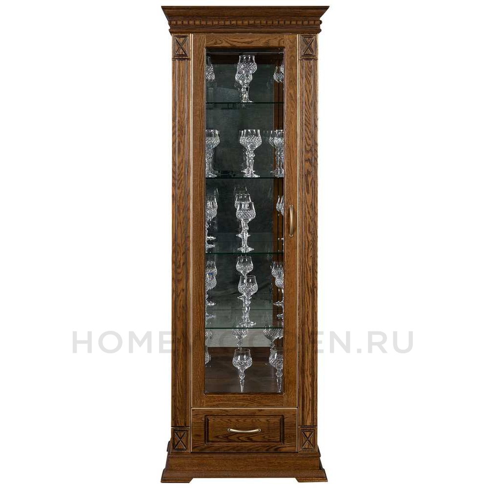 Шкаф-витрина Верди Классик П1.0487.0.11 (П487.11з)