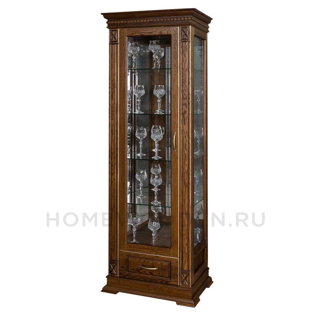 Шкаф-витрина Верди Классик П1.0487.0.11 (П487.11з)