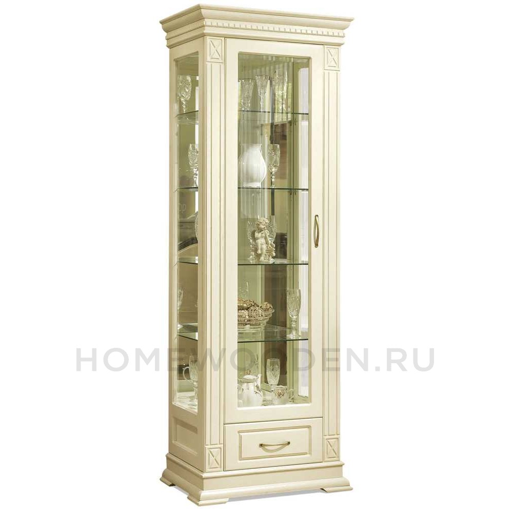 Шкаф-витрина Верди Классик П1.0487.0.11 (П487.11з)