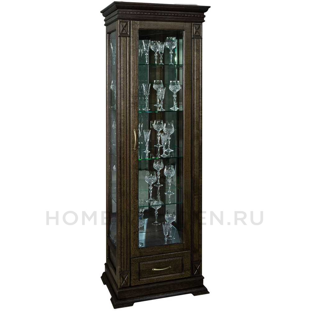 Шкаф-витрина Верди Классик П1.0487.0.11 (П487.11з)