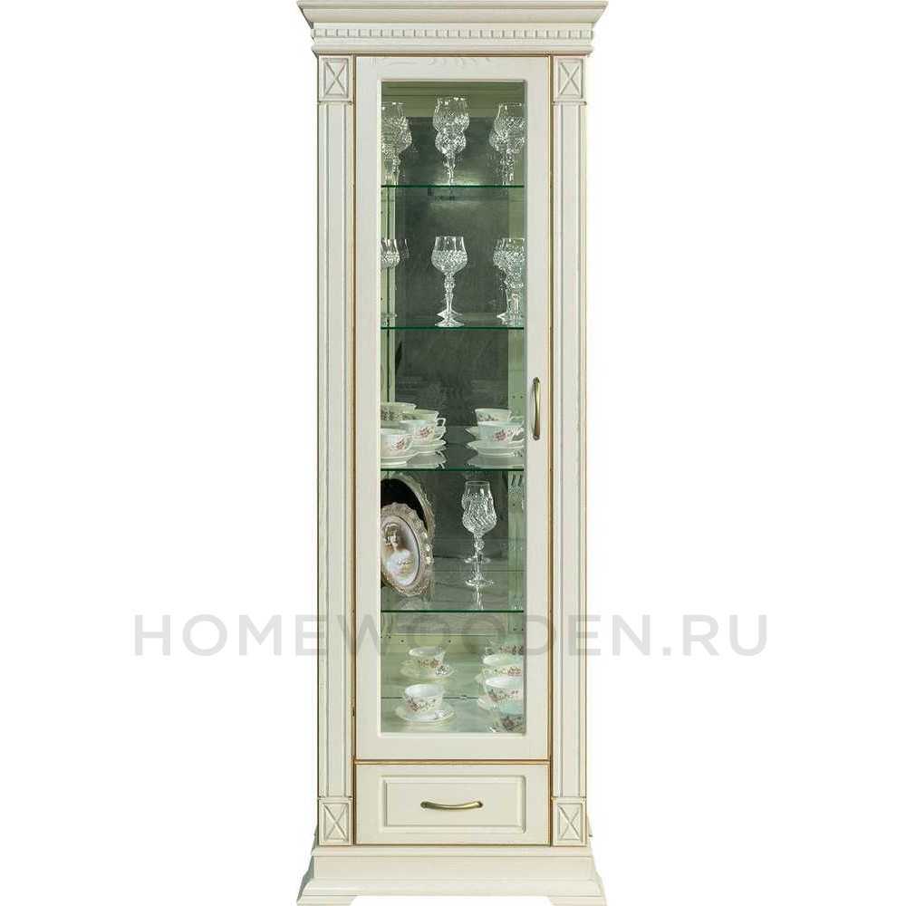 Шкаф-витрина Верди Классик П1.0487.0.11 (П487.11з)