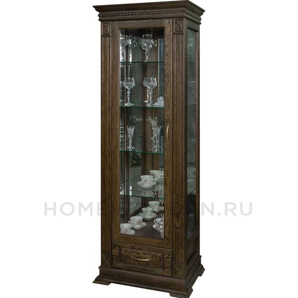 Шкаф-витрина Верди Классик П1.0487.0.11 (П487.11з)