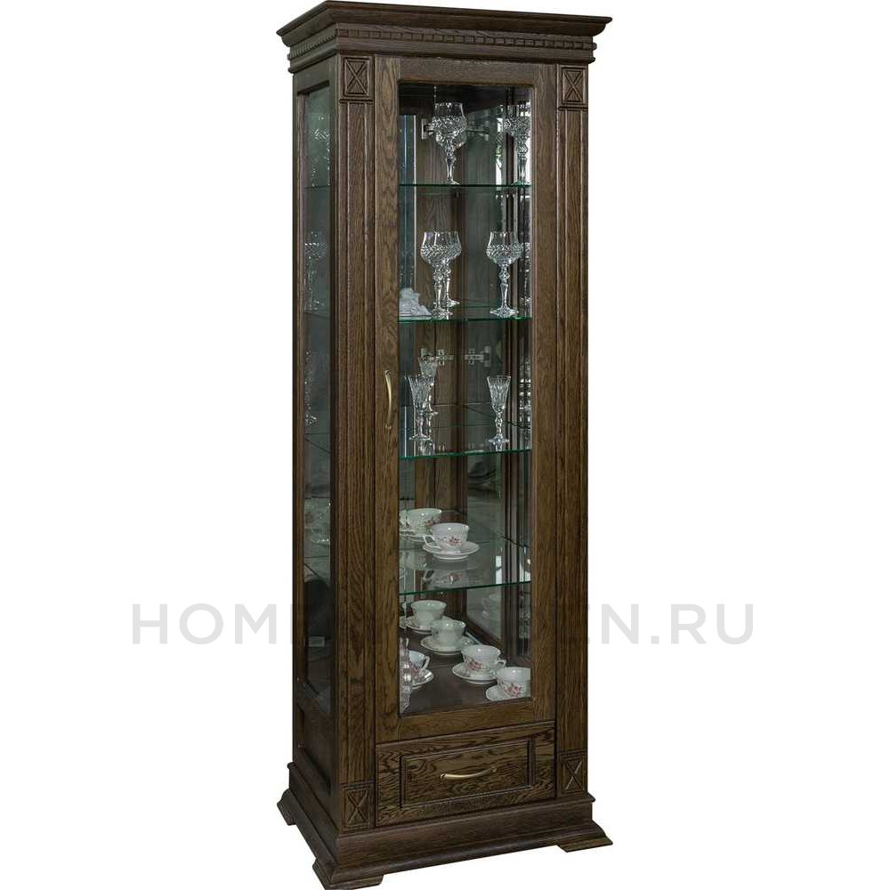 Шкаф-витрина Верди Классик П1.0487.0.11 (П487.11з)