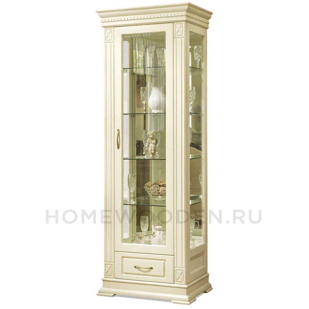 Шкаф-витрина Верди Классик П1.0487.0.11 (П487.11з)